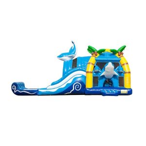 Springkussen Super Dolfijn XL [zelf op- en afbouw]