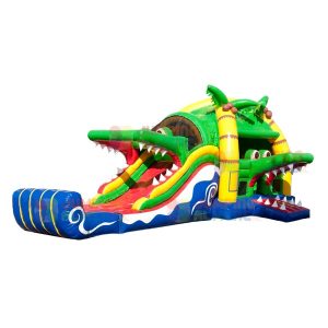 Springkussen Super Krokodil XL [zelf op- en afbouw]