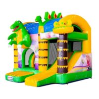 Springkussen Dinoland [zelf op- en afbouw]