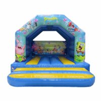 Springkussen Spongebob [zelf op- en afbouw]