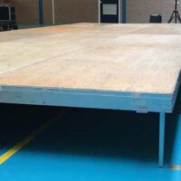 Podiumdeel 1x2 mtr. 40 hoog