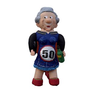Opblaasbare Sarah met fles (3,5 meter)
