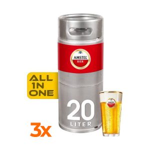 Amstel bier 5%ALC Fust 20L [GR] (3 fusten)