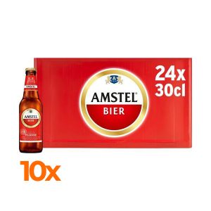 Amstel bier 5%ALC (24x30cl krat) [GR] (10 kratten)