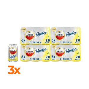 Amstel Radler 2%ALC (24x33cl blikjes) [GR] (3 trays)