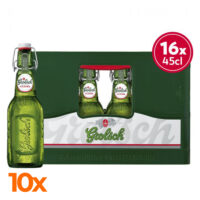 Grolsch pils 5%ALC (16x45cl beugel flesjes krat) [GR] (10 kratten)