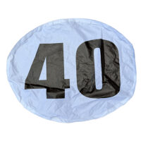 Banner "40" tbv opblaasbare multipop