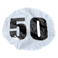 Banner "50" tbv opblaasbare multipop