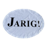 Banner "Jarig!" tbv opblaasbare multipop