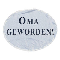 Banner "Nu nog vrijgezel!" tbv opblaasbare multipop