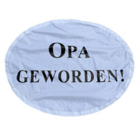 Banner "Opa geworden!" tbv opblaasbare multipop