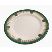 Melamine Bongkot bord groen Ø 20,5cm