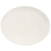 Platbord Ø 31cm met relief