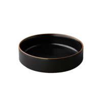 Bord zwart Japan hoog Ø 15cm